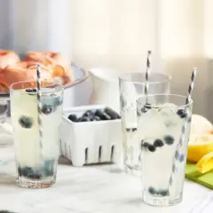 Libbey Gibraltar Tumbler Glasses, 16 ounce, Set of 12