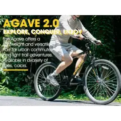 BAMCBASE Men's Mountain Bike with 18 Speeds