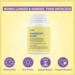 Curist Esomeprazole 20mg Capsules 42 Count Delayed-Release - Acid Reflux Medicine for Heartburn Relief - Acid Reflux Relief