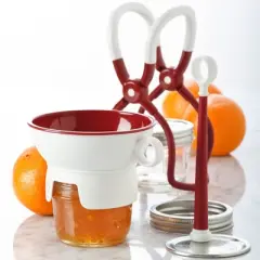 Prepworks Canning Essentials: 3-Piece Canning Tools Set with Funnel & Jar Lifter, Dishwasher-Safe