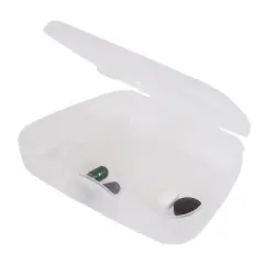 Unique Bargains 5 Grids Mini Pill Case Clear 1 Pc