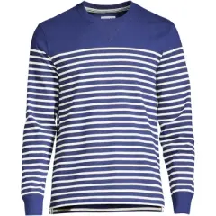 Lands' End Men's Long Sleeve Rugby Crew Tee