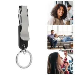 Unique Bargains Nail Clippers Nail Clipper Set for Nail Care Portable Plastic Stainless Steel 1 Pcs