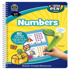 Teacher Created Resources Power Pen Learning Book, Numbers, Grades K to 1