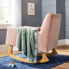 Solid Satin Edge Plush Blanket - Green - Cloud Island&trade;