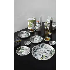 64oz Porcelain Olive Oil Serving Bowl - Rosanna