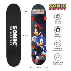 Sonic the Hedgehog 31" Licensed Skateboard - Sonic vs Shadow