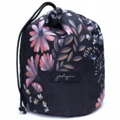 Jadyn Cinch Top Compact Travel Makeup Bag and Cosmetic Organizer