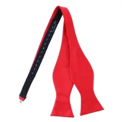 CTM Men's Self Tie Bow Tie and Pocket Square