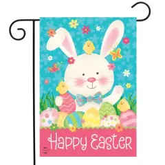 Easter Bunny and Chicks Garden Flag 18" x 12.5" Briarwood Lane