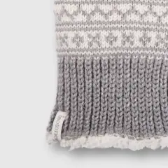 Isotoner Adult Fair Isle Mittens - Cream