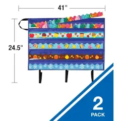 Carson Dellosa Education 2-Pack Border Pocket Chart Storage (2 pocket charts)