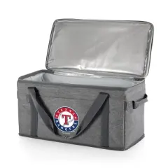 MLB Texas Rangers 64 Can Collapsible Cooler - Heathered Gray