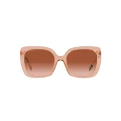 Burberry BE 4323 400613 Womens Square Sunglasses Peach 54mm