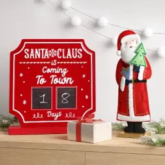Christmas Santa Claus is Coming to Town Countdown Sign - Wondershop&trade;