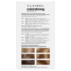 Clairol ColorStrong Ammonia Free Permanent Hair Color Dye Kit - 8 Medium Blonde