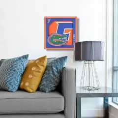 NCAA Florida Gators 3D Logo Series Wall Art - 12"x12"