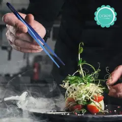 O'Creme Set of Culinary Tweezer Tongs - Set of 6