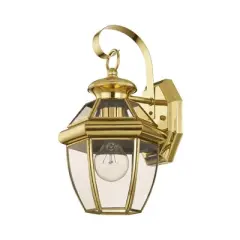 Livex Lighting Monterey 1 - Light Wall Light in  Polished Brass