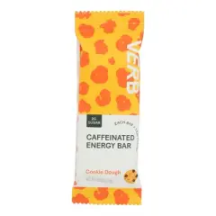 Verb Energy Cookie Dough Caffeinated Energy Bar - Case of 16/.92 oz