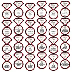 Big Dot of Happiness Drink If Game - Flannel Fling Before the Ring - Buffalo Plaid Bachelorette Party Game - 24 Count