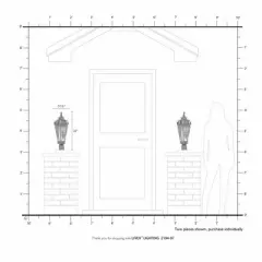 Livex Lighting Berkshire 1 - Light Post Light in  Bronze