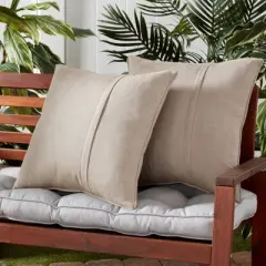 Sunbrella 20 in. Square Throw Pillow (2-Pack)