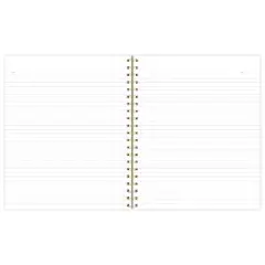 Sugar Paper Essentials Large Spiral Notebook Green Gloss Dot