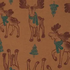 Carter's Just One You&reg; Toddler Boys' Striped Moose Short Sleeve Pajama Set - Brown/Green