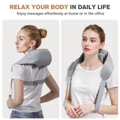 HONGGE Deep Tissue 6D Neck Massager Shiatsu Shoudler Massager with Heat Therapy