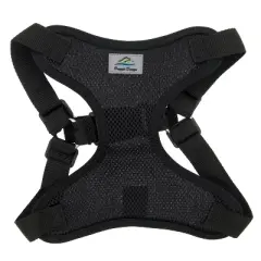 Doggie Design Wrap and Snap Choke Free Dog Harness - Black