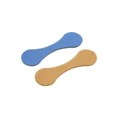 PU Leather 2pk Magnetic Bookmarks - Camel & Blue