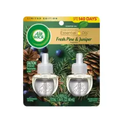 Air Wick Scented Oil Air Fresheners Fresh Pine & Juniper - 1.34 fl oz/2ct