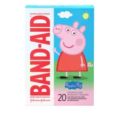 Band-Aid Adhesive Peppa Pig Bandages - 20ct