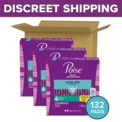 Poise Ultra Thin Pads with Wings - Light Absorbency