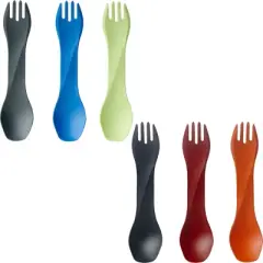 Humangear Uno Kid's Fork and Spoon Combination Travel Utensil 3-Pack