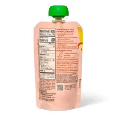 Organic Apple Banana Peach Yogurt Baby Food Pouch - 4oz - Good & Gather&trade;