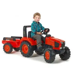 Kubota M135GX Pedal Tractor with Trailer by Falk FA2060AB