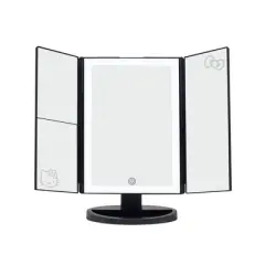 Impressions Vanity Hello Kitty Trifold LED Tri-Tone Makeup Mirror with Magnification