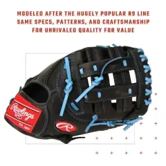 Baseball Express Rawlings Exclusive R9 Gamer GFM18-17BCB 12.5" Baseball First Base Mitt