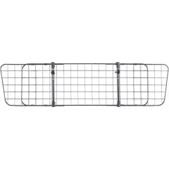 PawsMark Adjustable Pet Barrier Gate For SUV's, Cars Vans and Vehicles Safety Car Divider for Dogs Pets, Wire Mesh Universal Fit