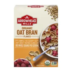 Arrowhead Mills Organic Oat Bran Flakes - Case of 6/12 oz