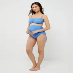 High Waisted 2-Piece Maternity Bikini | A Pea in the Pod