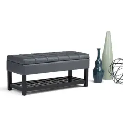 44" Wyatt Storage Ottoman Bench - WyndenHall