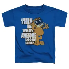 Toddler Boys' Garfield Awesome T-Shirt Royal Blue