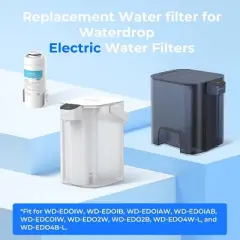 Waterdrop WD-EDFA Alkaline Filters Replacement for Waterdrop Electric Pitcher, 3 Filters