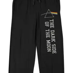 Pink Floyd Dark Side Of The Moon Men's Black Sleep Pajama Pants