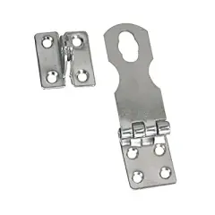 Whitecap Fixed Safety Hasp 1" x 3" Stainless Steel Boat Equipment S4052C.