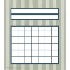Teacher Created Resources&reg; Classroom Cottage Incentive Charts, 36 Per Pack, 6 Packs