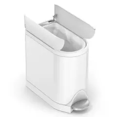 simplehuman 10L Butterfly Steel Step Trash Can